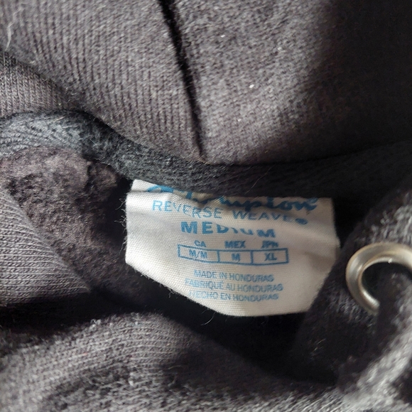 Champion Black Reverse Weave Hoodie - Picture 4 of 6